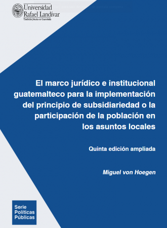 El marco jurídico e institucional